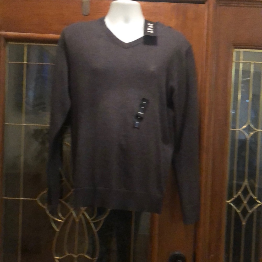Charcoal grey dress sweater